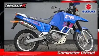 Suzuki DR 800S BIG  | Dominator Exhaust vs Stock