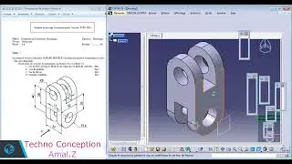 Catiav5 exercice 27  | | تعلم كاتيا بالدارجة | | catia v5 part design et drafting