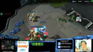 Dragon's Hellbat Drop against HasuObs - Heart of the Swarm HOTS