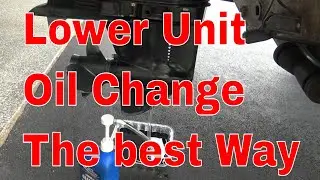 How To CORRECTLY Change your Lower Unit Oil In Outboard