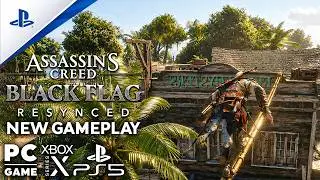 Assassin's Creed Black Flag Resynced NEW Parkour & Stealth Gameplay