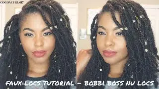 The BEST Crochet Faux Locs || No Braiding || Bobbi Boss Nu Locs || Divatress.com