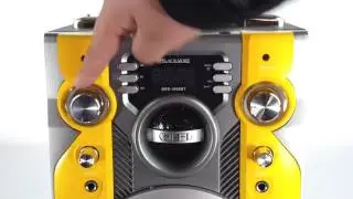 Blackmore BRS 1065BT Portable Rechargeable Bluetooth Speaker Karaoke PA System