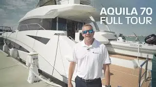 Step Inside the Aquila 70 Luxury Yacht | FULL TOUR