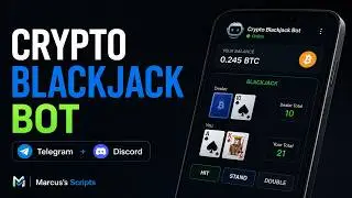 I Built a Crypto Blackjack Bot for Telegram & Discord