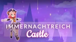 Diona Visits Fischl's Castle ~ Cinematic Video Scenic Adventure Immernachtreich Keep Domain