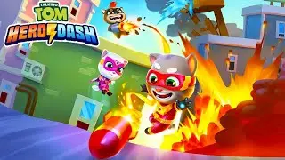 NEW TALKING TOM HERO DASH UPDATE HALLOWEEN 2021 & Talking Tom Gold Run - Super Hank