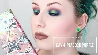 URBAN DECAY BASQUIAT - DAY 4: PEACOCK PURPLE | 1 PALETTE FOR A WEEK