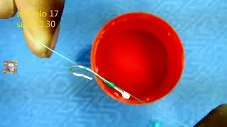 Легкий узел для крючка с иглой для подкожных инъекций Nudo fácil para anzuelo con aguja hipodér