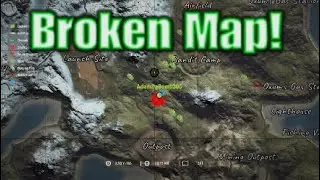 Frozen Map Glitch in Rust Console Edition.