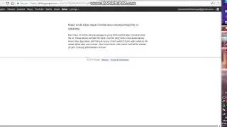 Cara Download file di google drive yang terkena limit bandwith atau kuota terlampaui