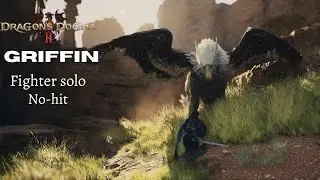 [Dragon's Dogma 2] Griffin battle | Fighter Solo w/Pawn buffs | No-hit