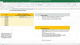 Excel basic IF & Weekday Function Weekend solution Simple Tutorial
