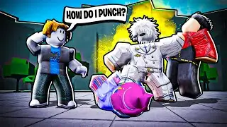 I carried my NOOB FRIEND in Ranked on Roblox The Strongest Battlegrounds
