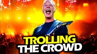JAMES HETFIELD PRANKING THE CROWD LIVE (2023) 