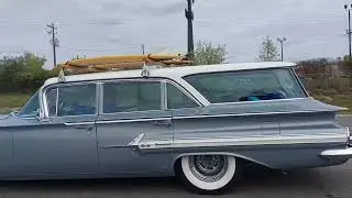 Ole School Chevy Bel Air Nomad Wagon with Surfboards 🏄‍♂️