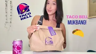 Taco Bell ASMR Mukbang | Trying New Menu Items & Q&A! #asmr #mukbang