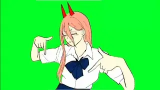 Anime Green Screen: Chainsaw Man - Power