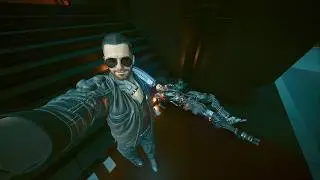 Adam Smasher Boss Fight 2.0, with I really wanna stay at your house in the background