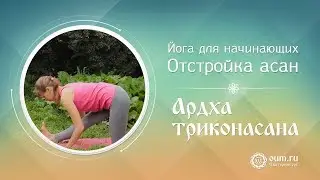 Йога для начинающих: отстройка асан (ардха триконасана)