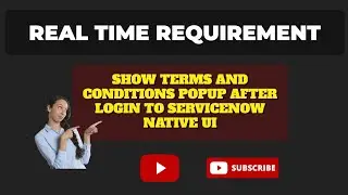 Global UI Script in ServiceNow | Show popup after login to 