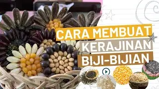 Membuat bros dari biji bijian| peluang usaha dengan modal kecil