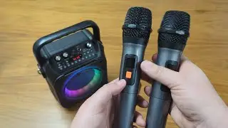 Dual Mic Karaoke Machine PACKED with Features!