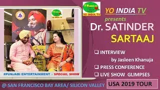SATINDER SARTAAJ  Life, Exceptional Shayari Songs Interview, live show | PUNJABI Show by YO INDIA TV