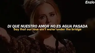 Adele - Water Under The Bridge (Español + Lyrics)
