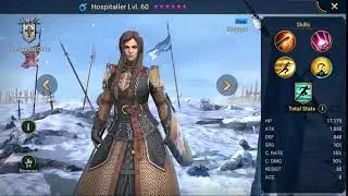 Raid Shadow Legends Hero Showcase Hospitaller lv 60