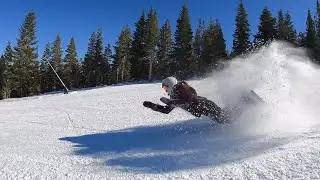 Truck Camp, Cook, and Snowboarding Slams In 8 Degree Weather