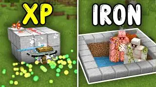 TOP 5 BEST Farms Minecraft Bedrock 1.21/26.1+!