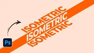 Isometric 3D Text Effect | Photoshop Tutorial