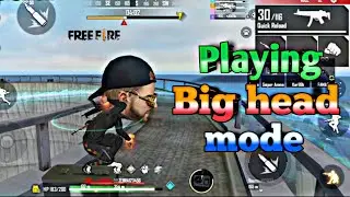 playing big head mode // DaSH CLASHER #totalgaming #freefire