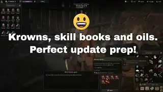 Wartales Harag update incooooooming! Getting ready for Harag w/skill upgrades!
