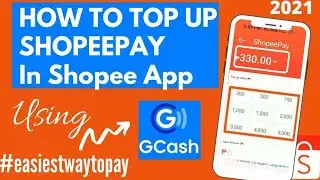 HOW TO TOP UP SHOPEEPAY USING GCASH | Shopeewallet |  