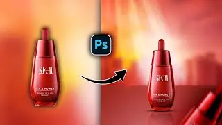 Skin care product advertising design || Product manipulation Photoshop 