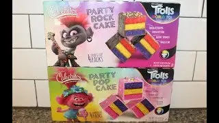 The Original CakeBites DreamWorks Trolls: Party Rock Cake & Party Pop Cake Review