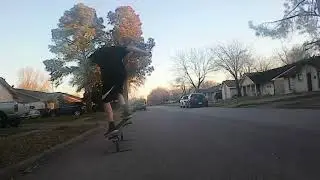 skateboarding in  slow motion - 5050 Nollie 180