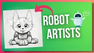 Making Coloring Books To Sell On Amazon with Artificial Intelligence Robot Drawings