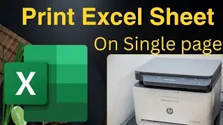 How to print excel sheet on single page|printing entire Excel sheet on one page