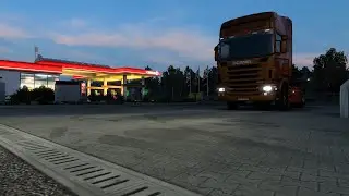Еду за прицепом ч13 в ETS2(ProMods)[Запись стрима]