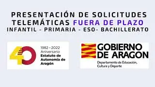 PRESENTACIÓN SOLICITUDES FUERA DE PLAZO INF   PRI   ESO   BACHILLERATO
