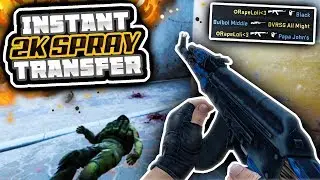 THAT SPRAY TRANSFER THOUGH!!!