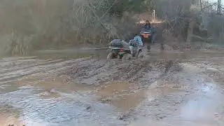 stuck in the Mud  Can am to the rescue