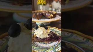 HOW TO MAKE: Blueberry Lemon Tart #shorts