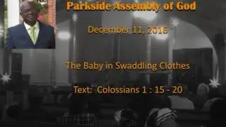 PSAG   2016 12 11   The Baby in Swaddling Clothes