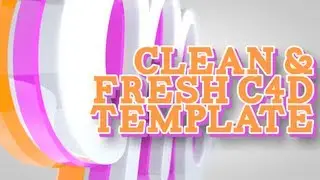 FREE C4D Clean and Fresh Intro template!