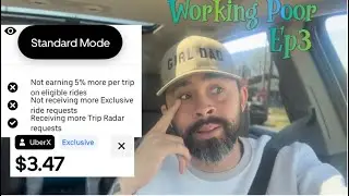 Uber Has a New “Standard Mode” for Drivers. Earn 20%LESS. Working Poor Ep3