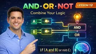 Python Logical Operators (AND, OR, NOT) Explained! | Python Course Part 12 (2026)
